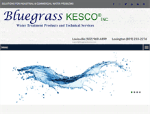 Tablet Screenshot of bluegrasskesco.com